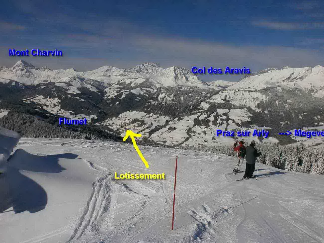 Terrain Flumet Hiver